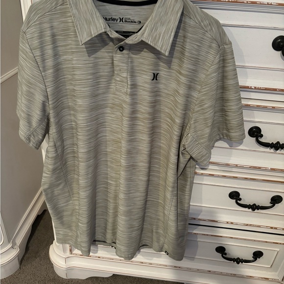 Mens Hurley polo sz Large - Picture 1 of 4